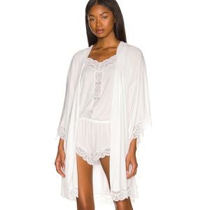 Eberjey mariana the dreamer teddy and mademoiselle kimono robe set